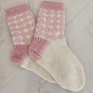 Keväiset villasukat 37-39